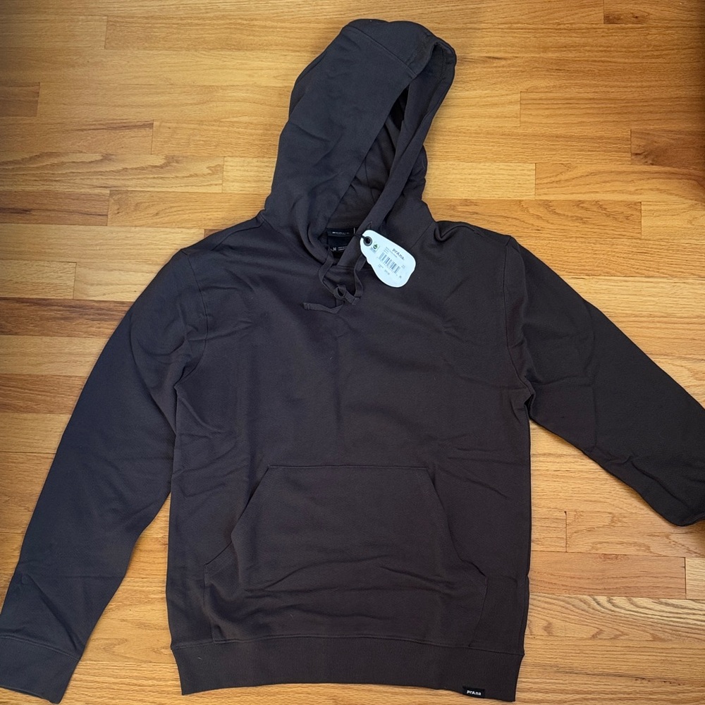 Prana Men’s Dark Brown/Gray Hoodie